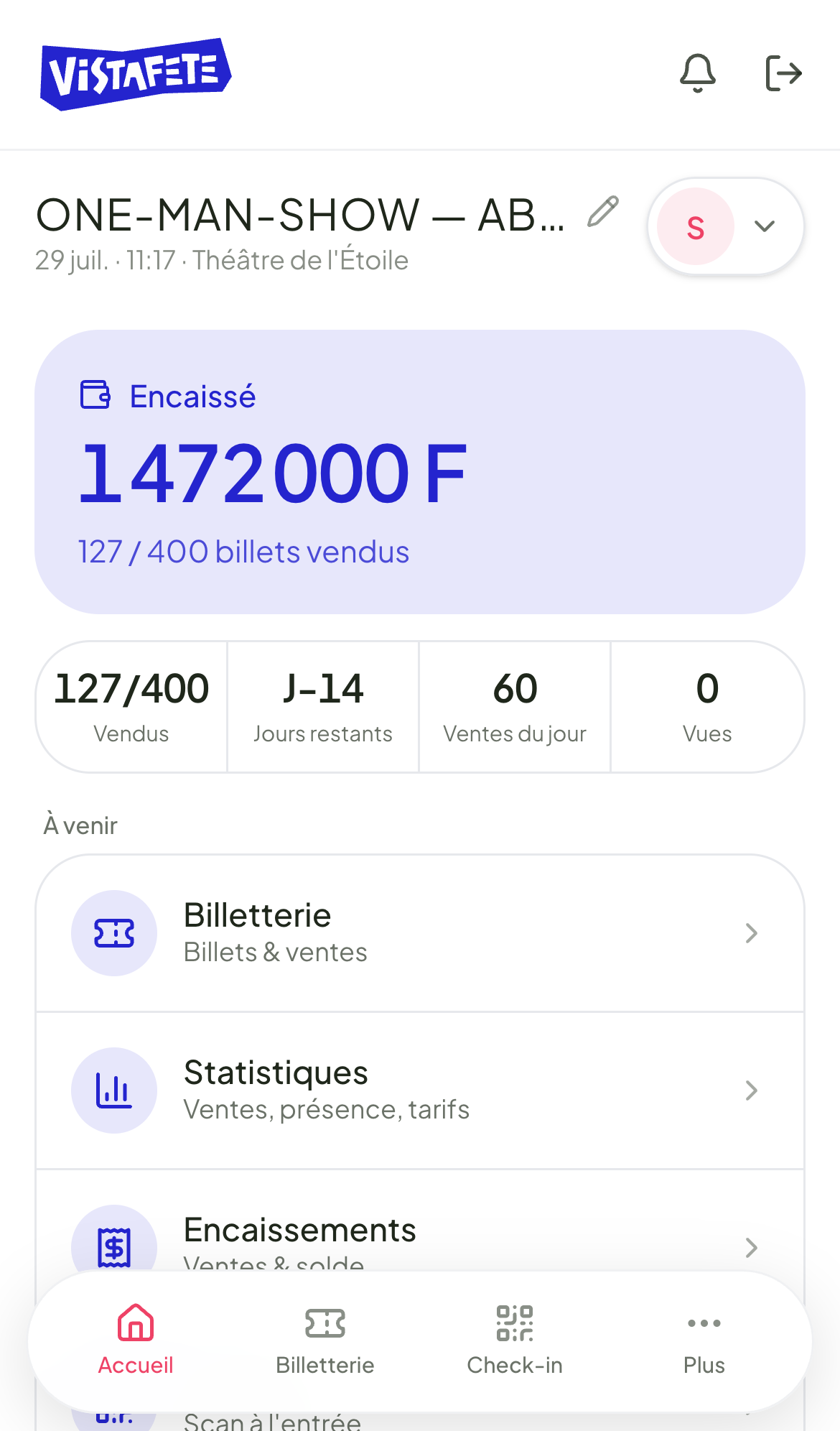 Ta jauge en direct